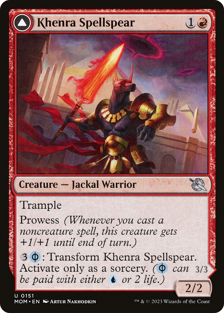 Khenra Spellspear // Gitaxian Spellstalker [MOM-151]
