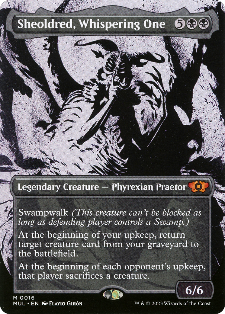 Sheoldred, Whispering One - Borderless - Showcase - Full Art [MUL-16]