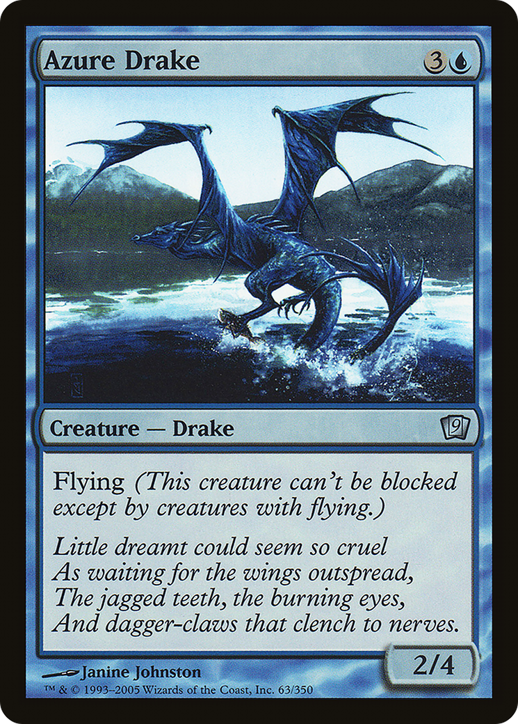 Azure Drake [9ED-63★]