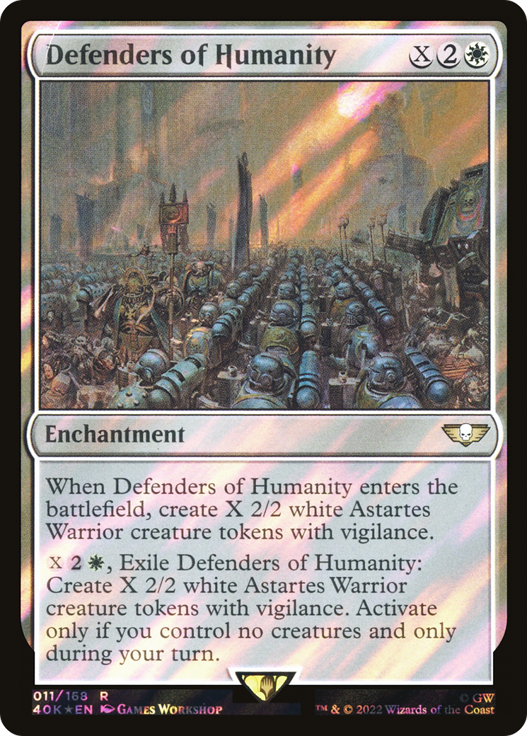 Defenders of Humanity - Surge Foil [40K-11★]