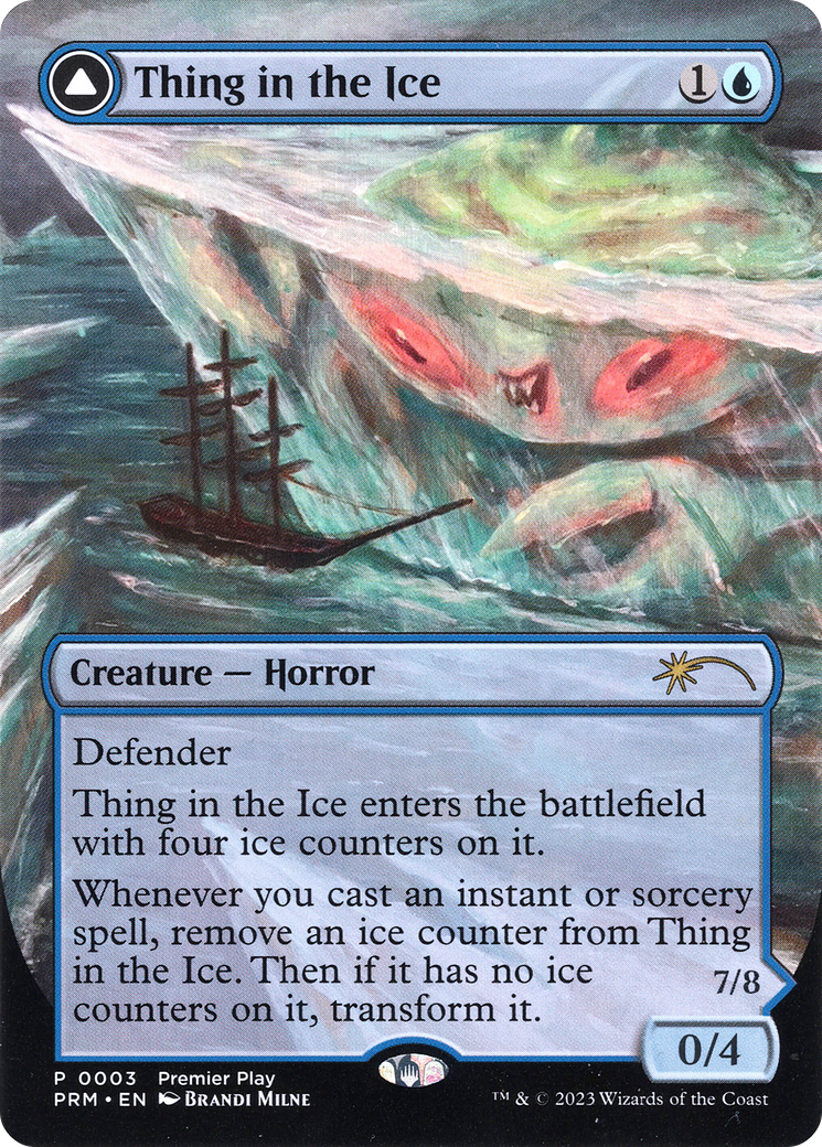 Thing in the Ice // Awoken Horror - Borderless - Promo [PR23-3]