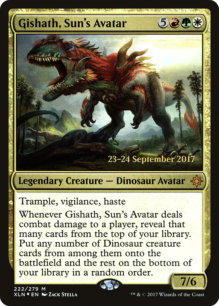 Gishath, Sun's Avatar - Prerelease Promo [PXLN-222s]