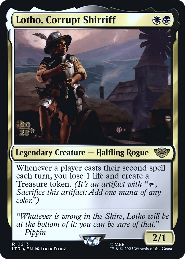 Lotho, Corrupt Shirriff - Prerelease Promo [PLTR-213s]