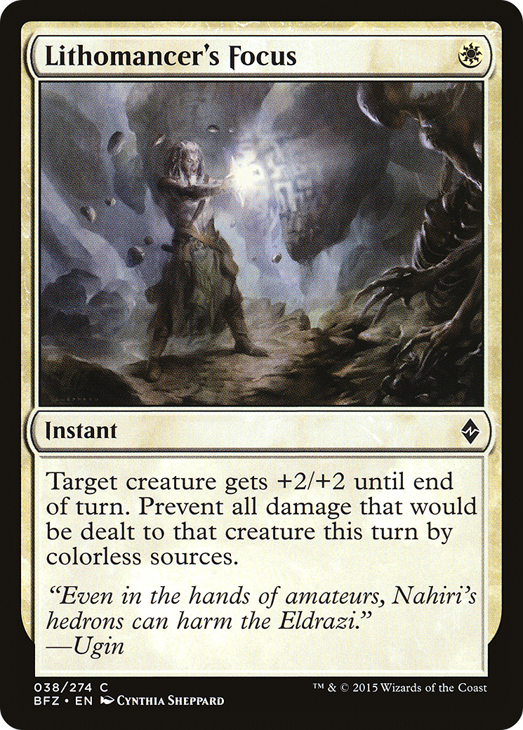 Lithomancer's Focus [BFZ-38]