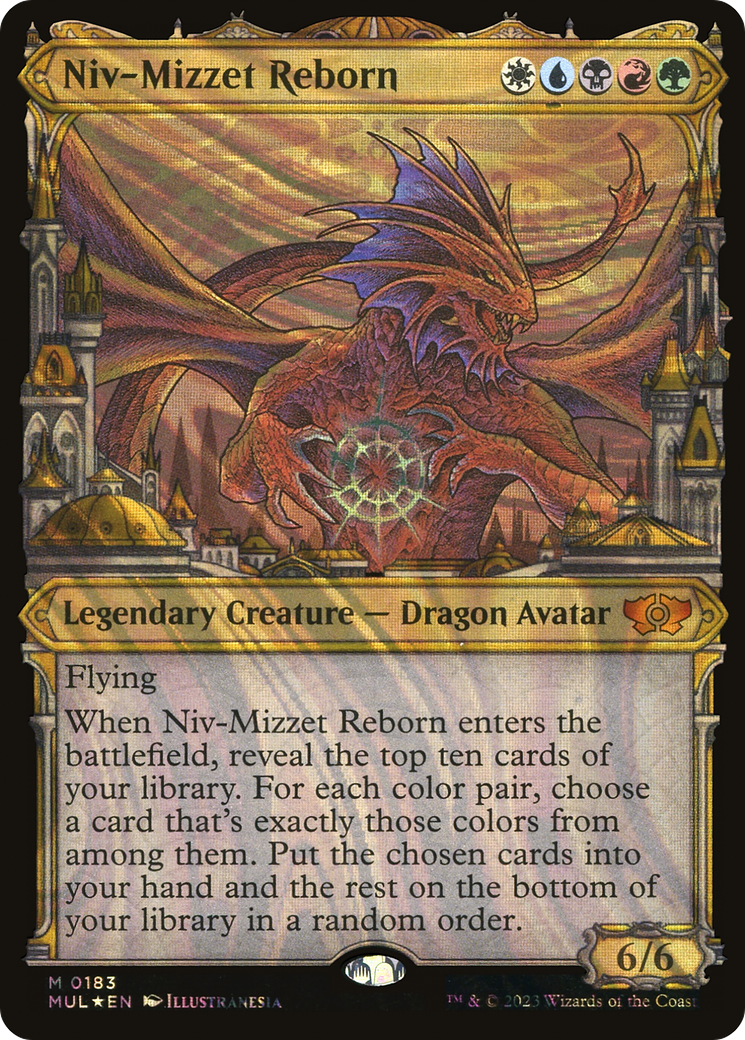 Niv-Mizzet Reborn - Ravnica City Showcase - Halo Foil [MUL-183]
