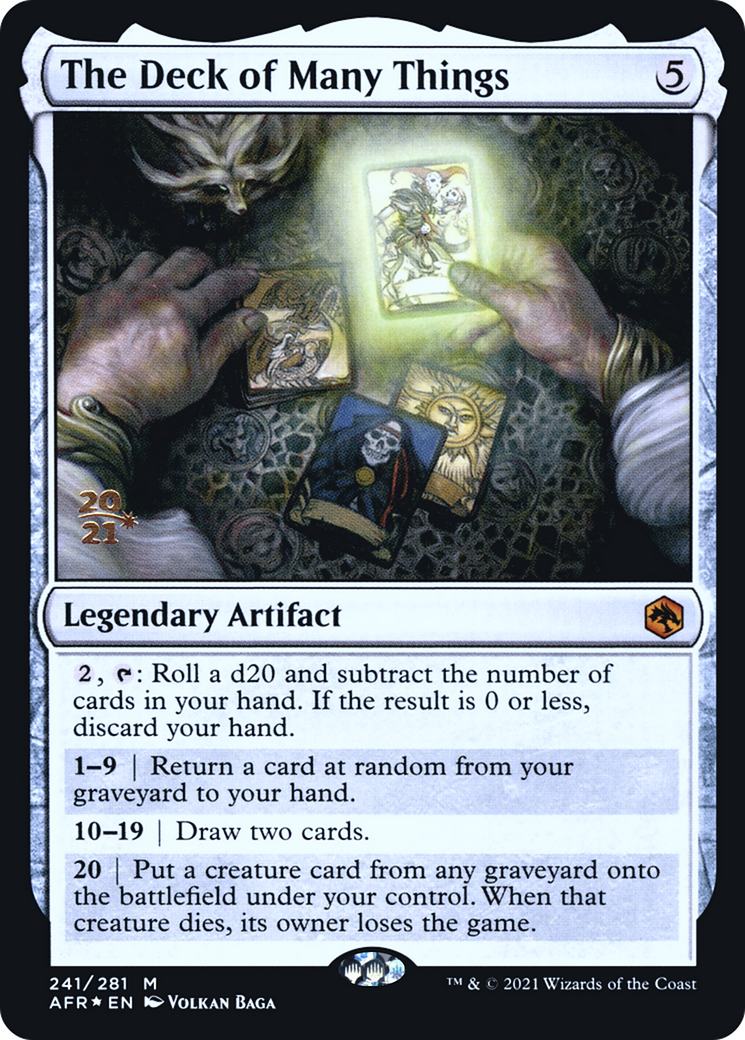 The Deck of Many Things - Prerelease Promo [PAFR-241s]