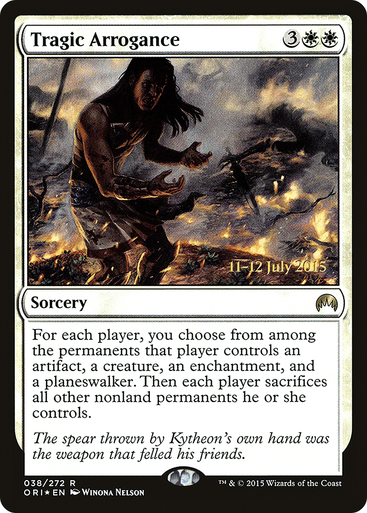 Tragic Arrogance - Prerelease Promo [PORI-38s]