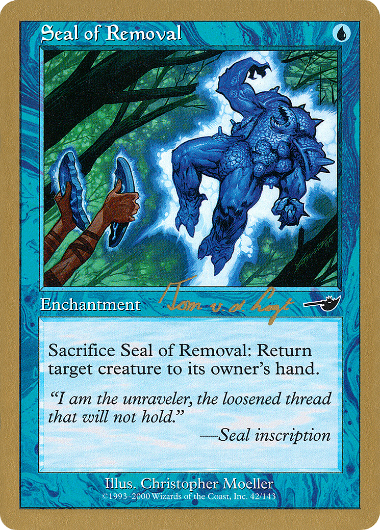 Seal of Removal [WC00-tvdl42]