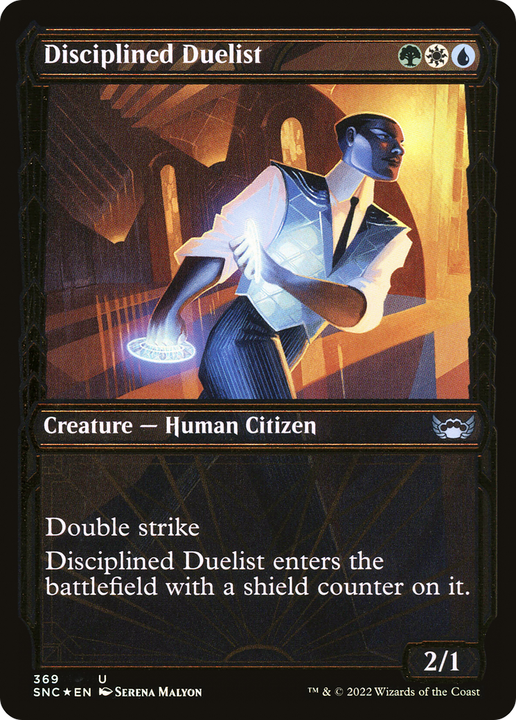 Disciplined Duelist - Showcase - Gilded Foil [SNC-369]