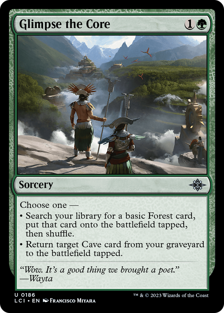 Glimpse the Core [LCI-186]