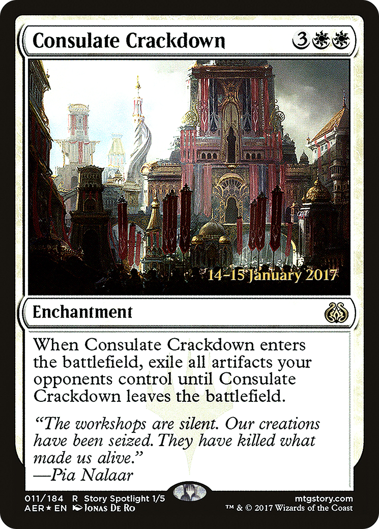 Consulate Crackdown - Prerelease Promo [PAER-11s]