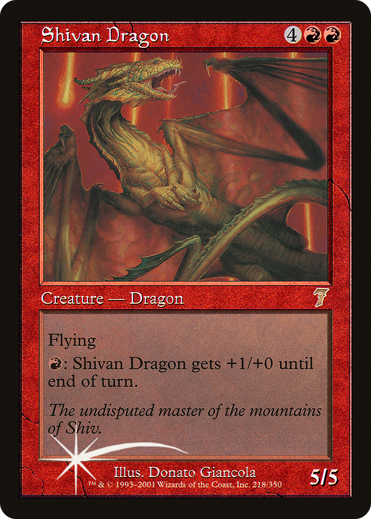 Shivan Dragon [7ED-218★]