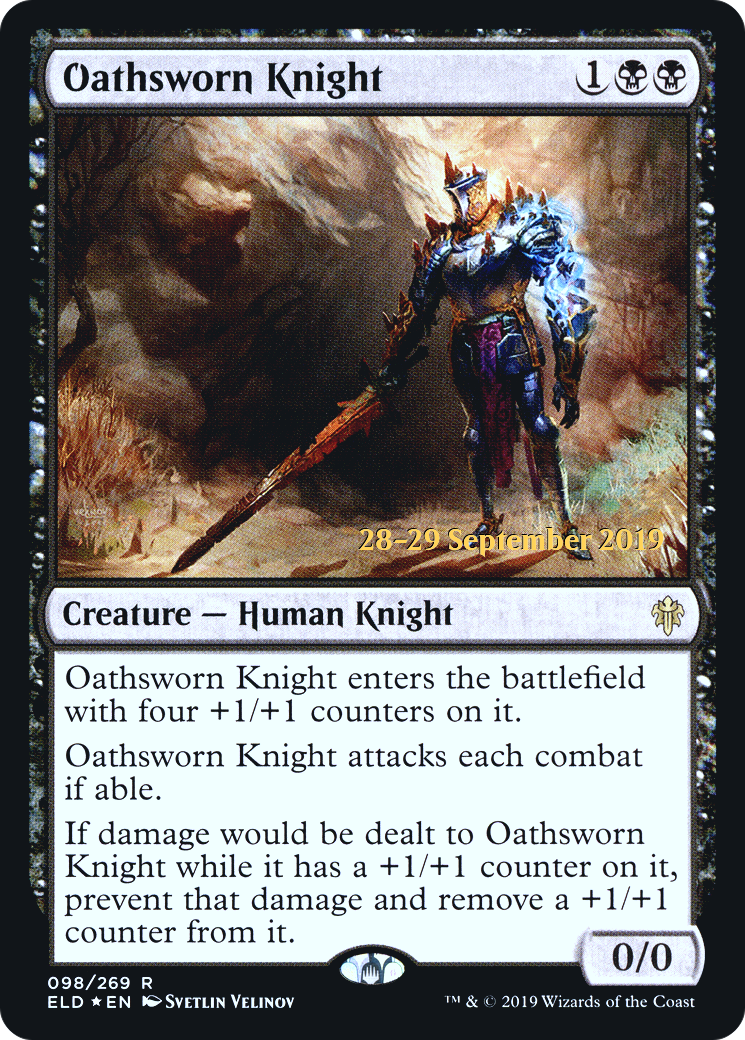 Oathsworn Knight - Prerelease Promo [PELD-98s]