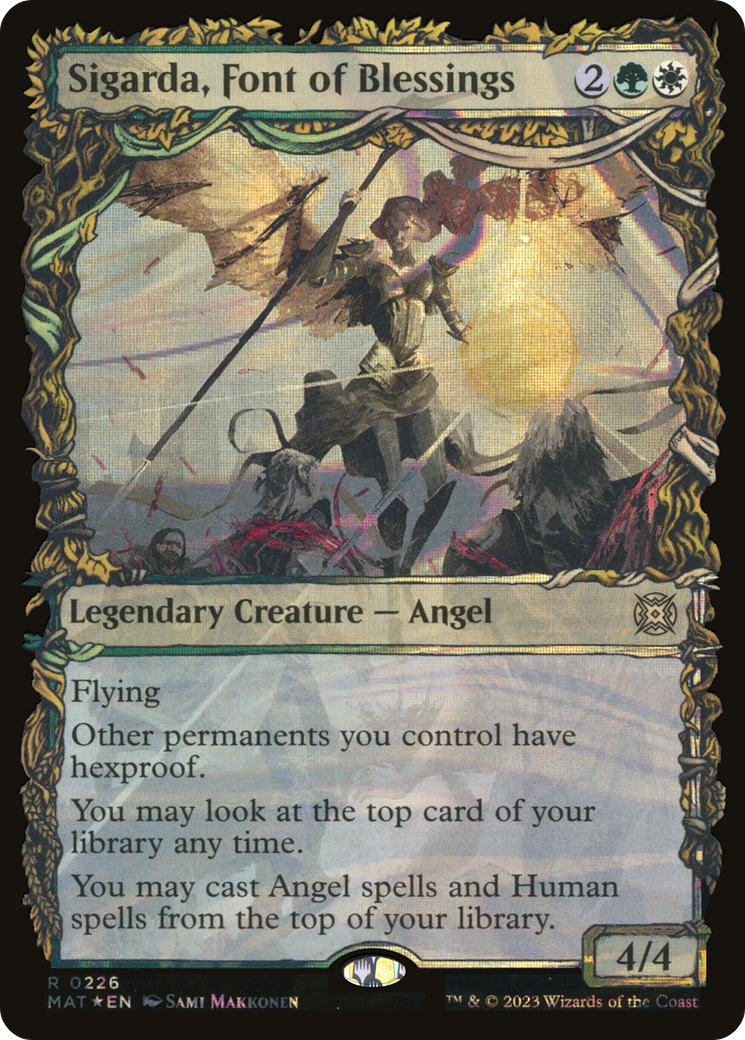 Sigarda, Font of Blessings - Showcase - Halo Foil [MAT-226]