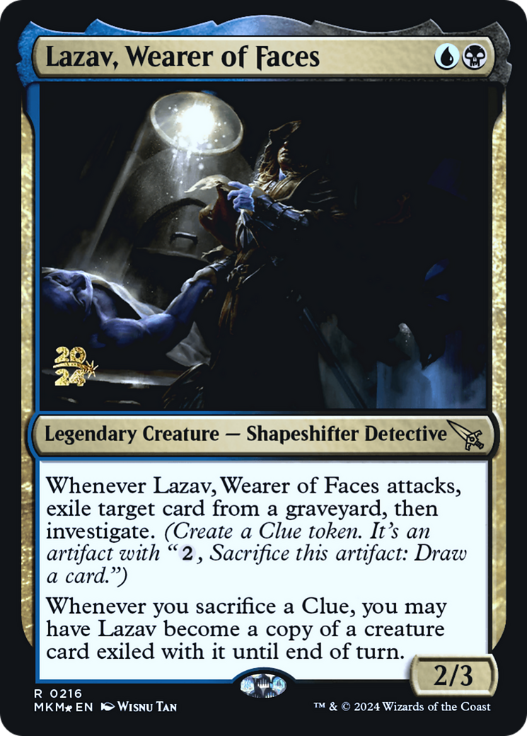 Lazav, Wearer of Faces - Prerelease Promo [PMKM-216s]