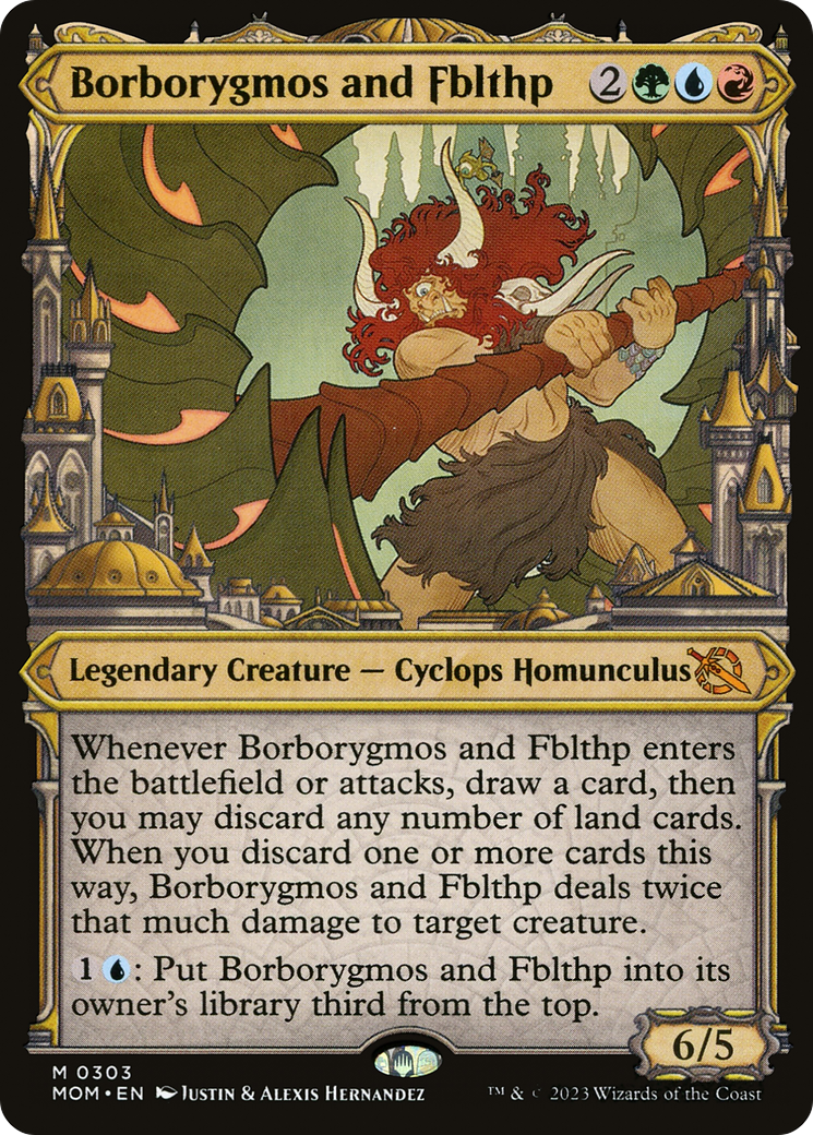 Borborygmos and Fblthp - Ravnica City Showcase [MOM-303]