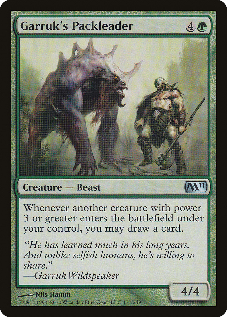 Garruk's Packleader [M11-177]