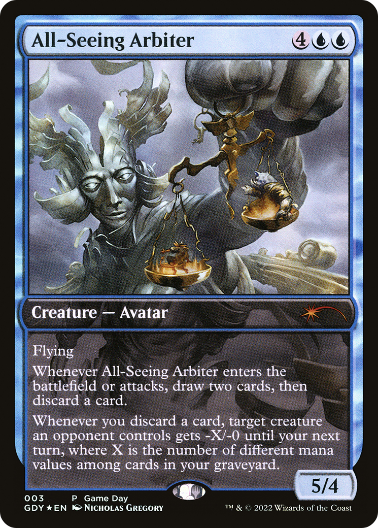 All-Seeing Arbiter - Full Art - Promo [GDY-3]