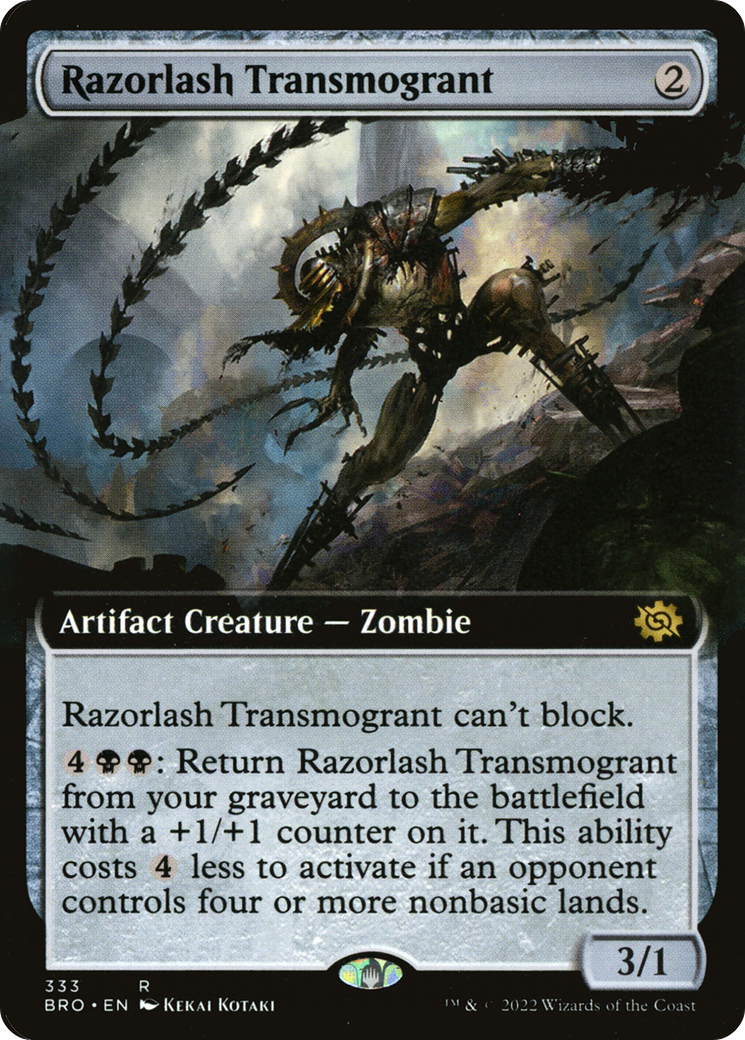 Razorlash Transmogrant - Extended Art [BRO-333]