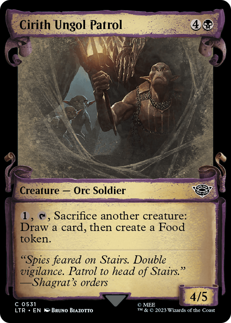 Cirith Ungol Patrol - Scroll Showcase [LTR-531]