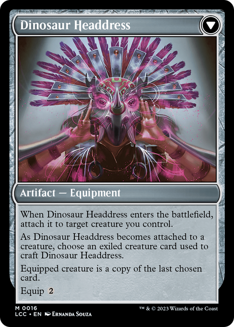 Paleontologist's Pick-Axe // Dinosaur Headdress [LCC-16]
