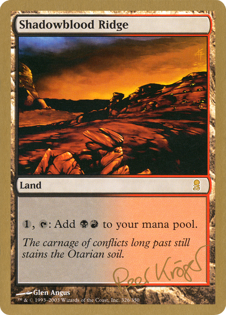 Shadowblood Ridge [WC03-pk326]