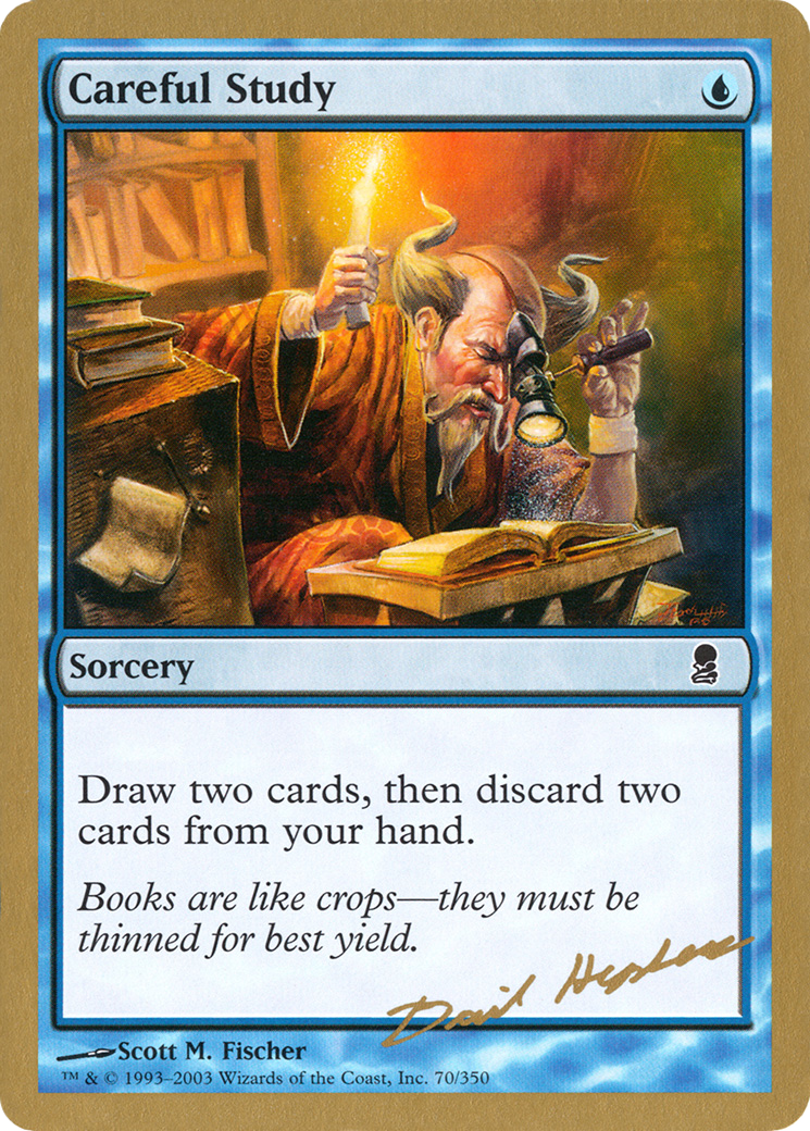 Careful Study [WC03-dh70]
