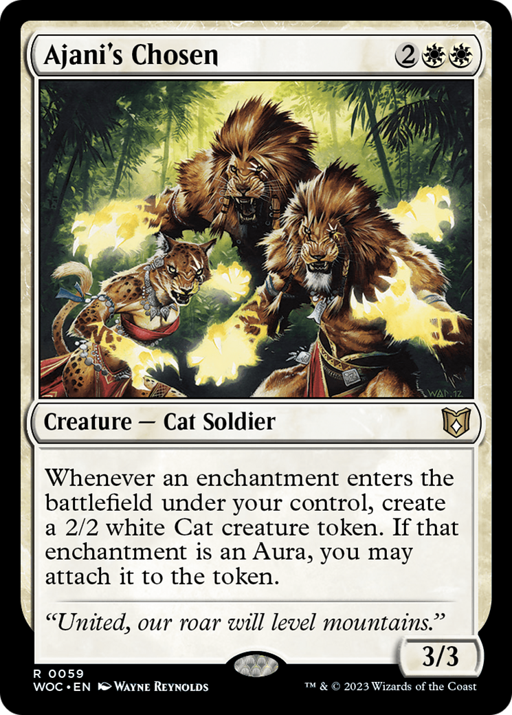 Ajani's Chosen [WOC-59]