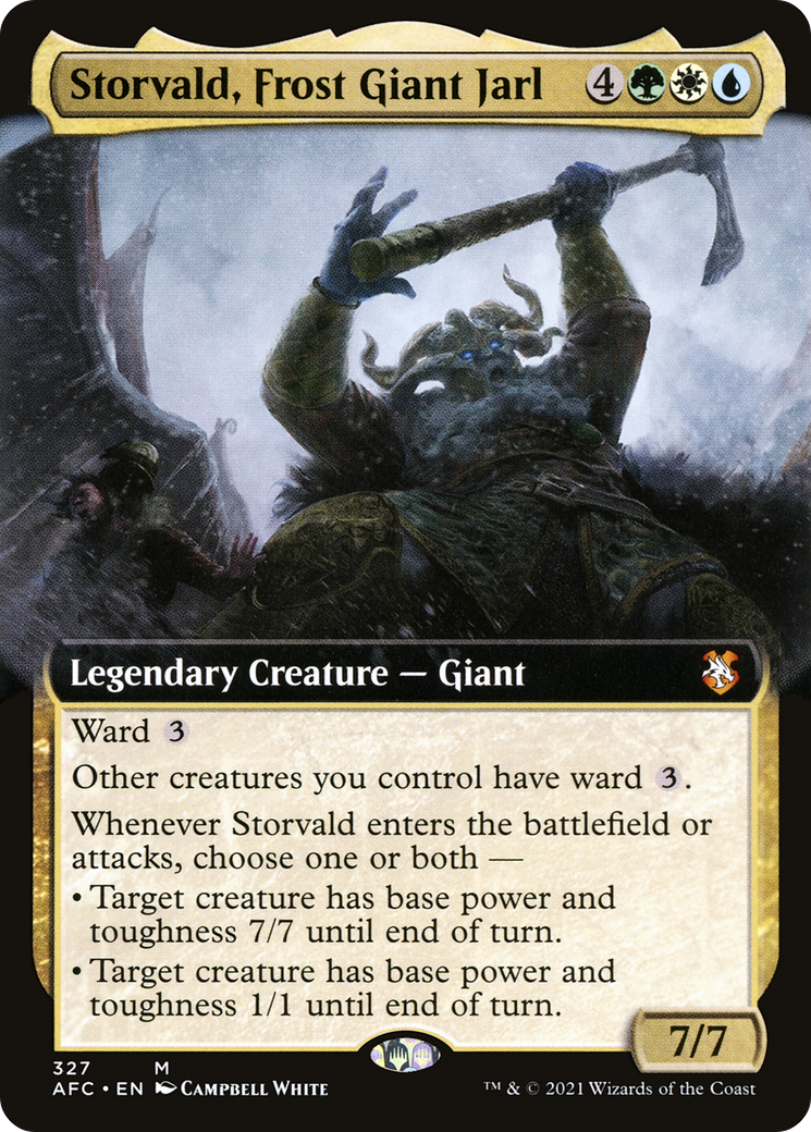 Storvald, Frost Giant Jarl - Extended Art [AFC-327]