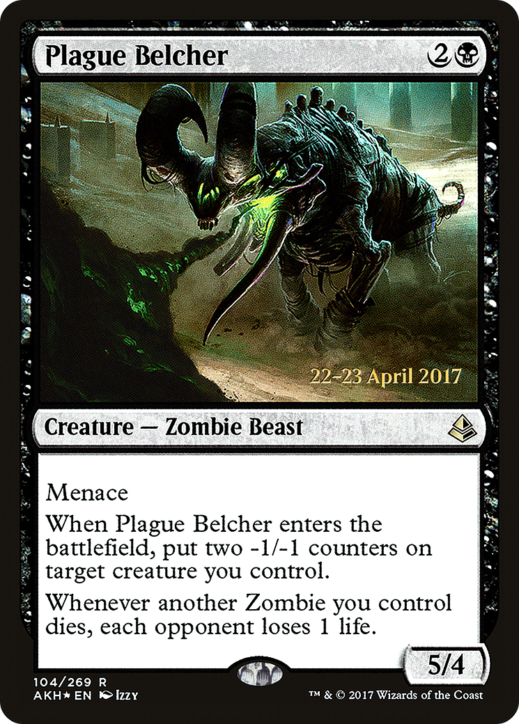 Plague Belcher - Prerelease Promo [PAKH-104s]