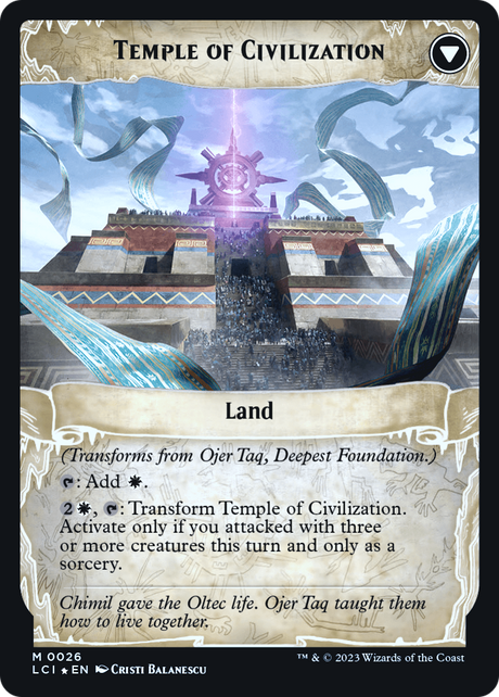 Ojer Taq, Deepest Foundation // Temple of Civilization - Prerelease Promo [PLCI-26s]