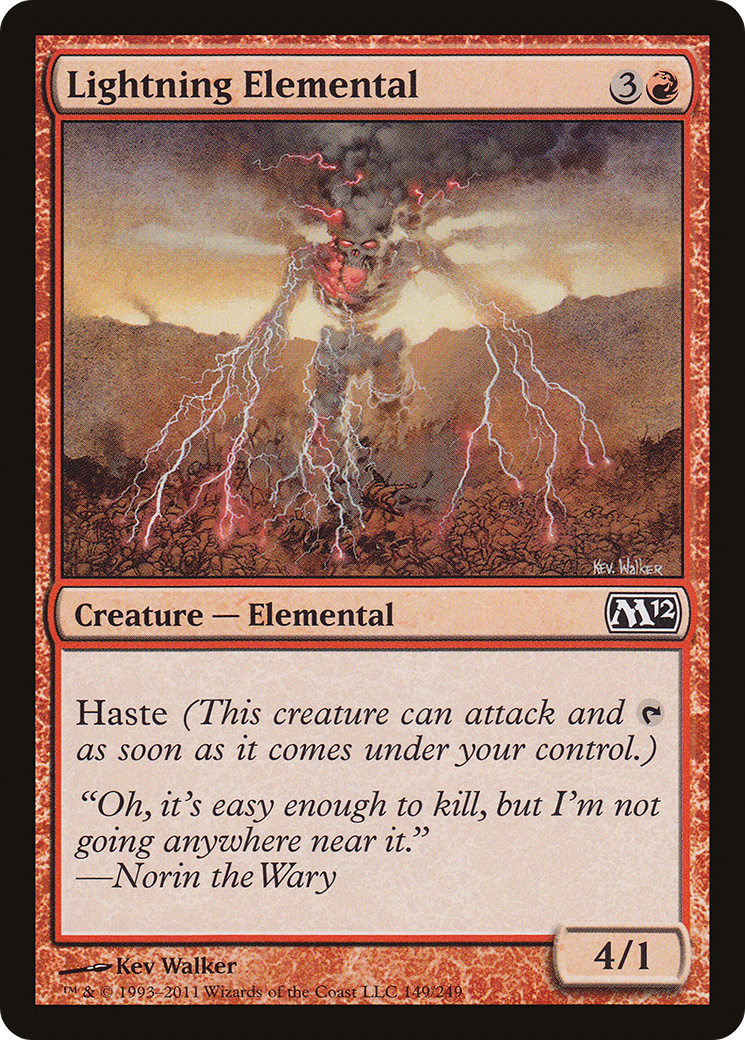 Lightning Elemental [M12-149]