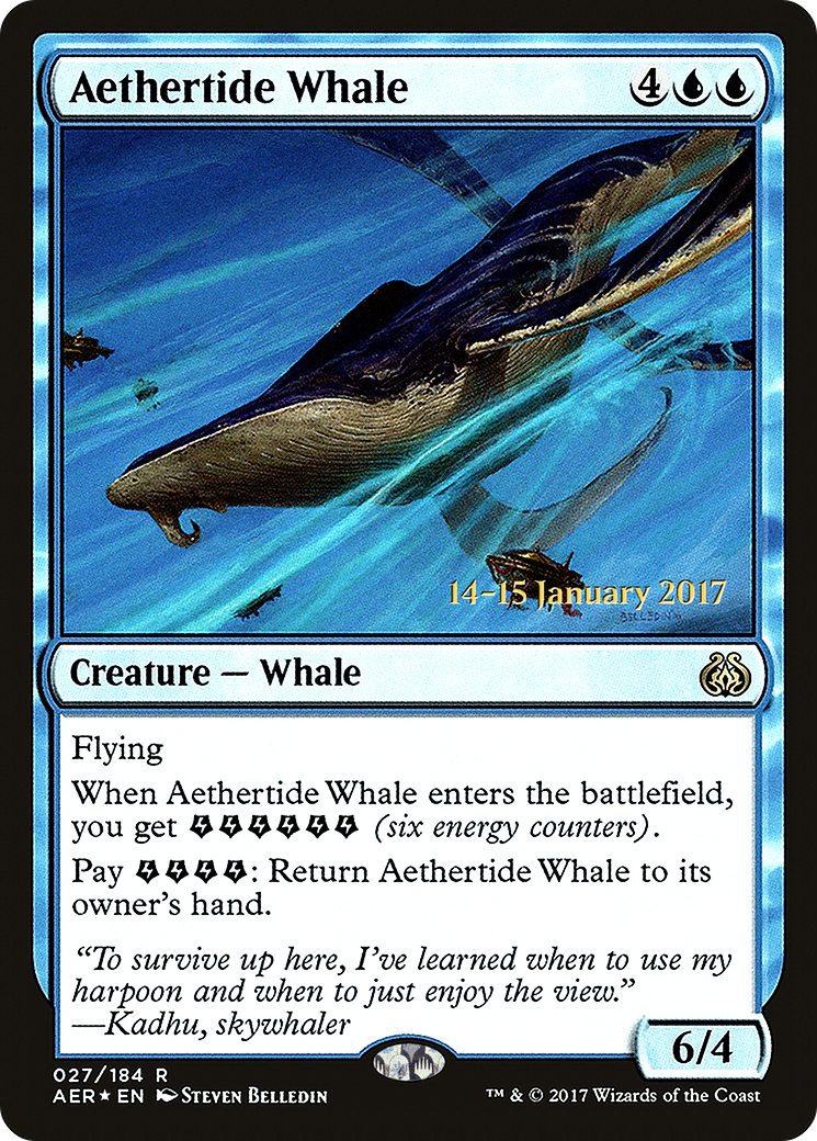 Aethertide Whale - Prerelease Promo [PAER-27s]