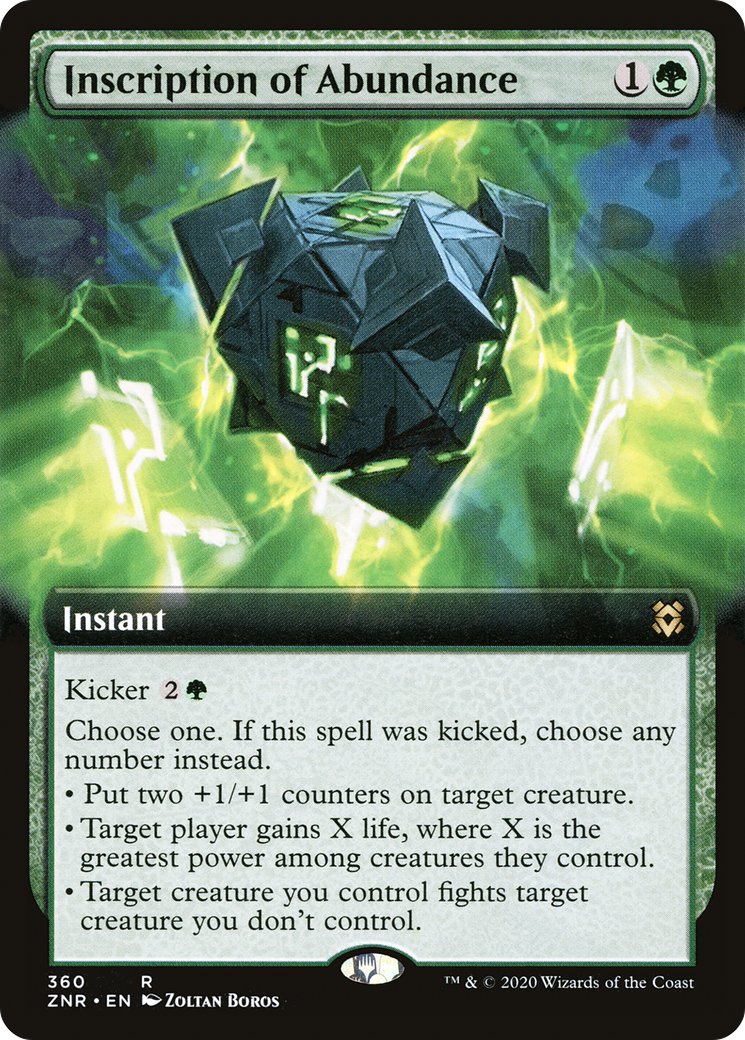 Inscription of Abundance - Extended Art [ZNR-360]