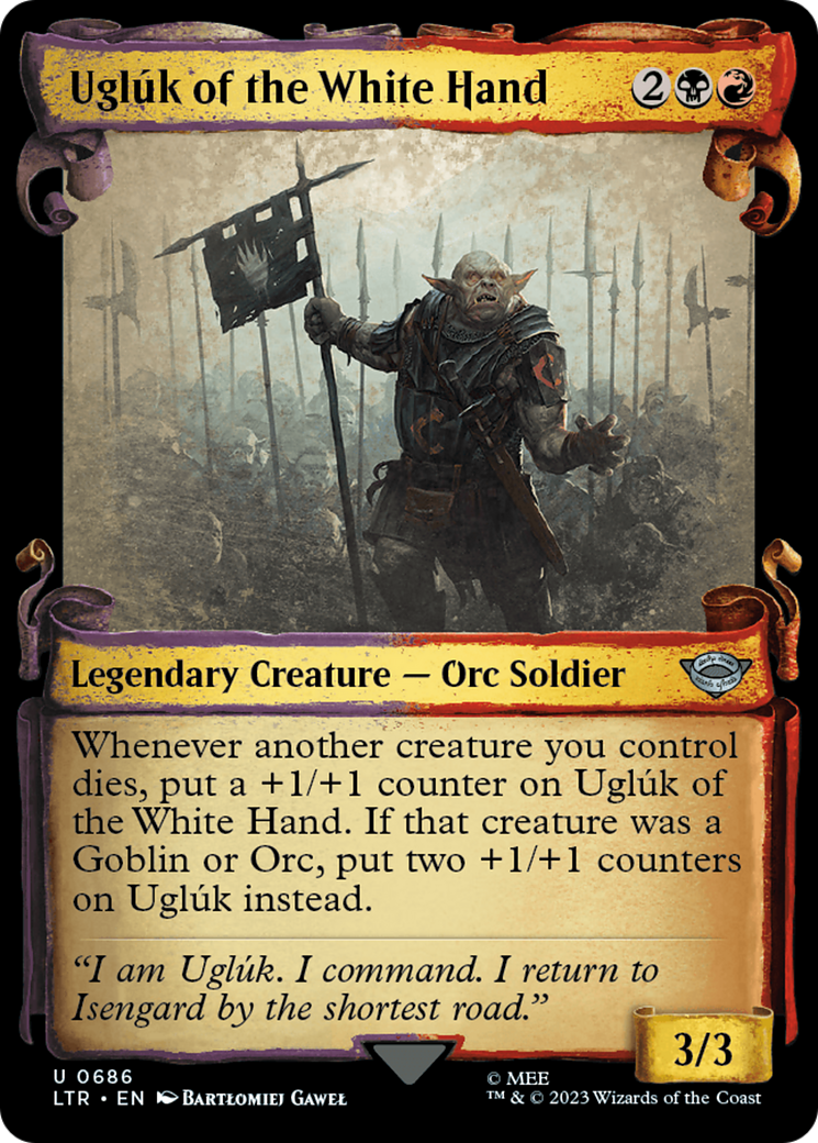 Uglúk of the White Hand - Scroll Showcase [LTR-686]
