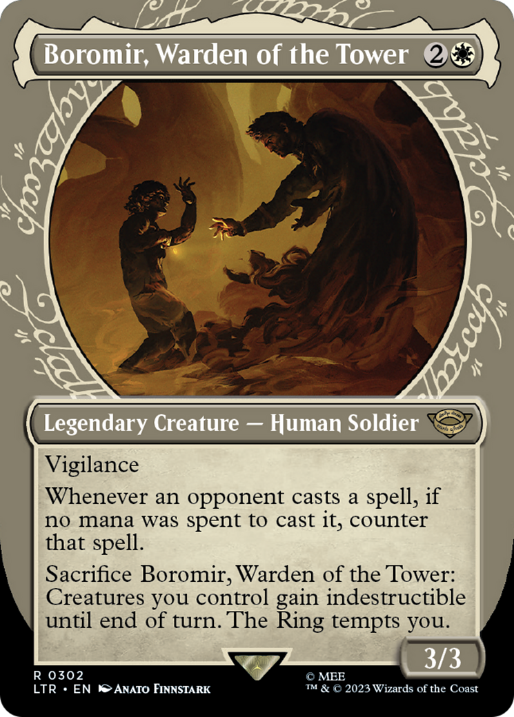 Boromir, Warden of the Tower - Borderless - Showcase [LTR-302]