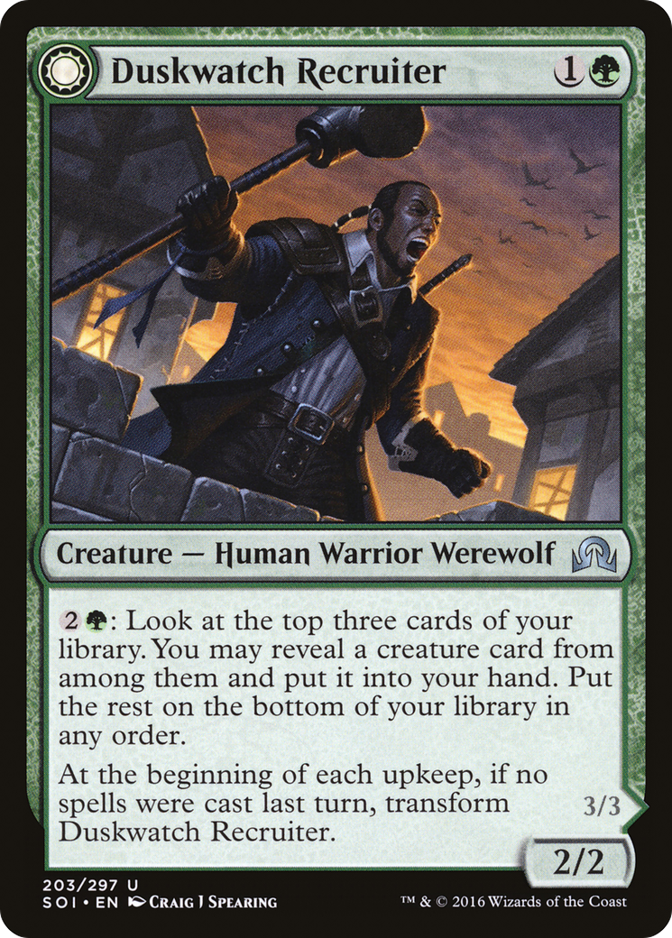 Duskwatch Recruiter // Krallenhorde Howler [SOI-203]