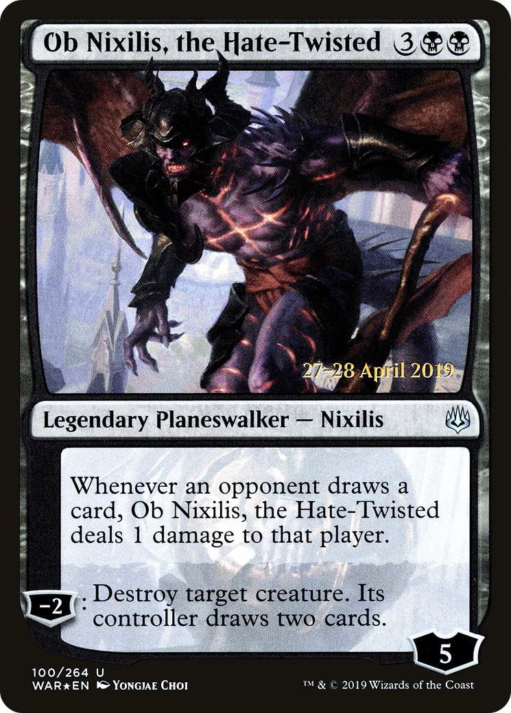Ob Nixilis, the Hate-Twisted - Prerelease Promo [PWAR-100s]