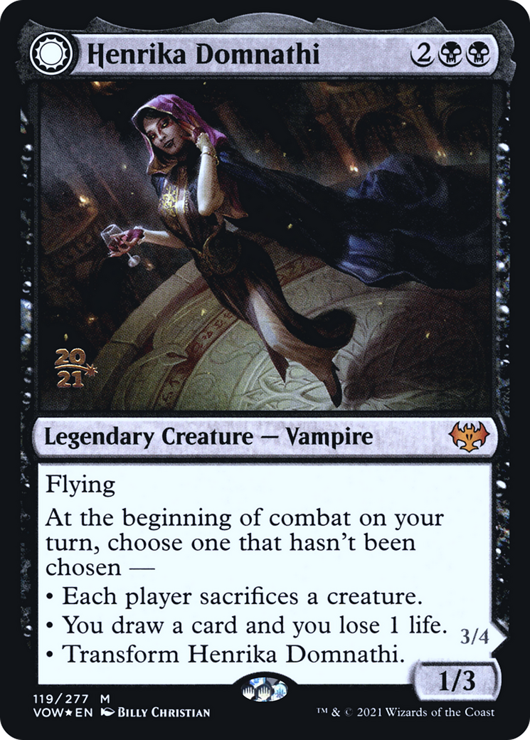 Henrika Domnathi // Henrika, Infernal Seer - Prerelease Promo [PVOW-119s]