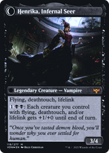 Henrika Domnathi // Henrika, Infernal Seer - Prerelease Promo [PVOW-119s]