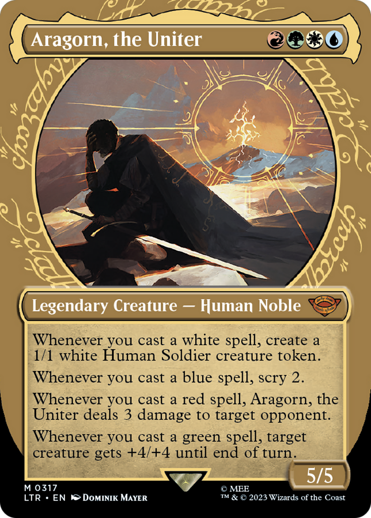 Aragorn, the Uniter - Borderless - Showcase [LTR-317]