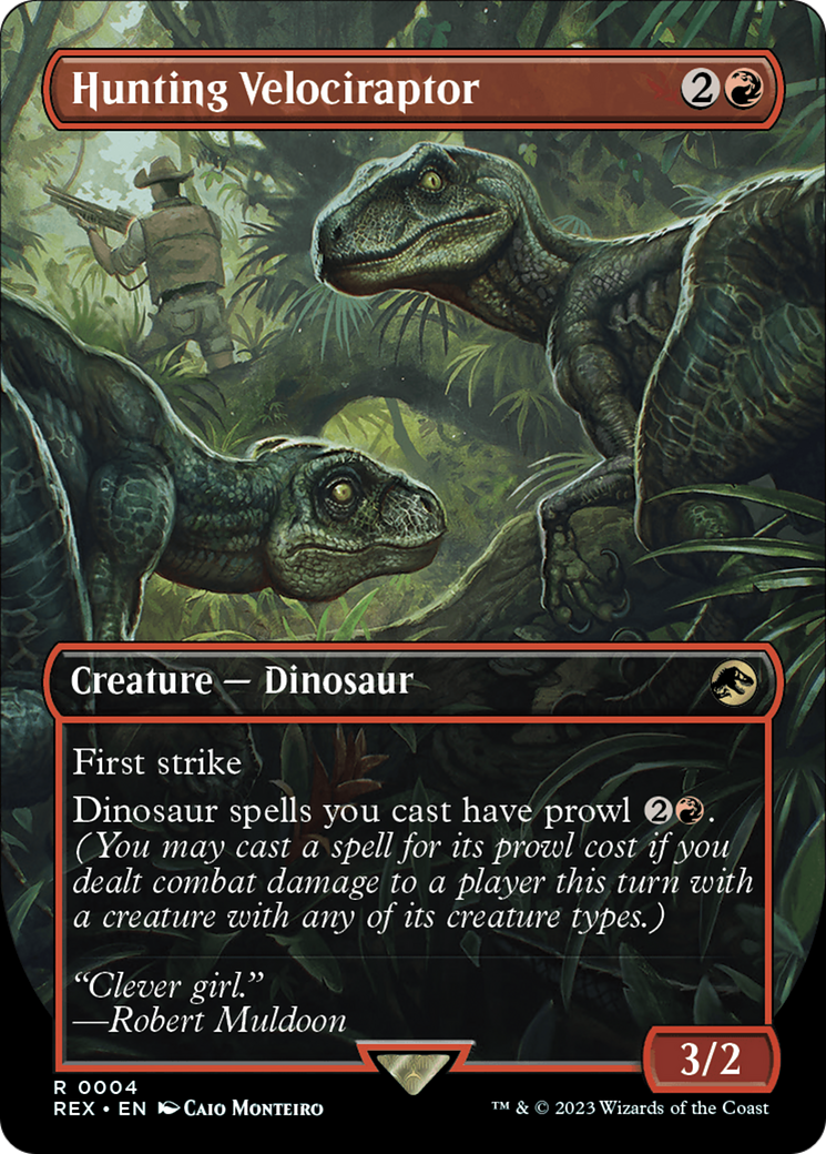 Hunting Velociraptor - Borderless [REX-4]