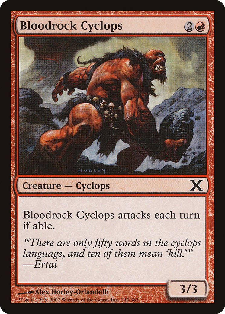 Bloodrock Cyclops [10E-192]