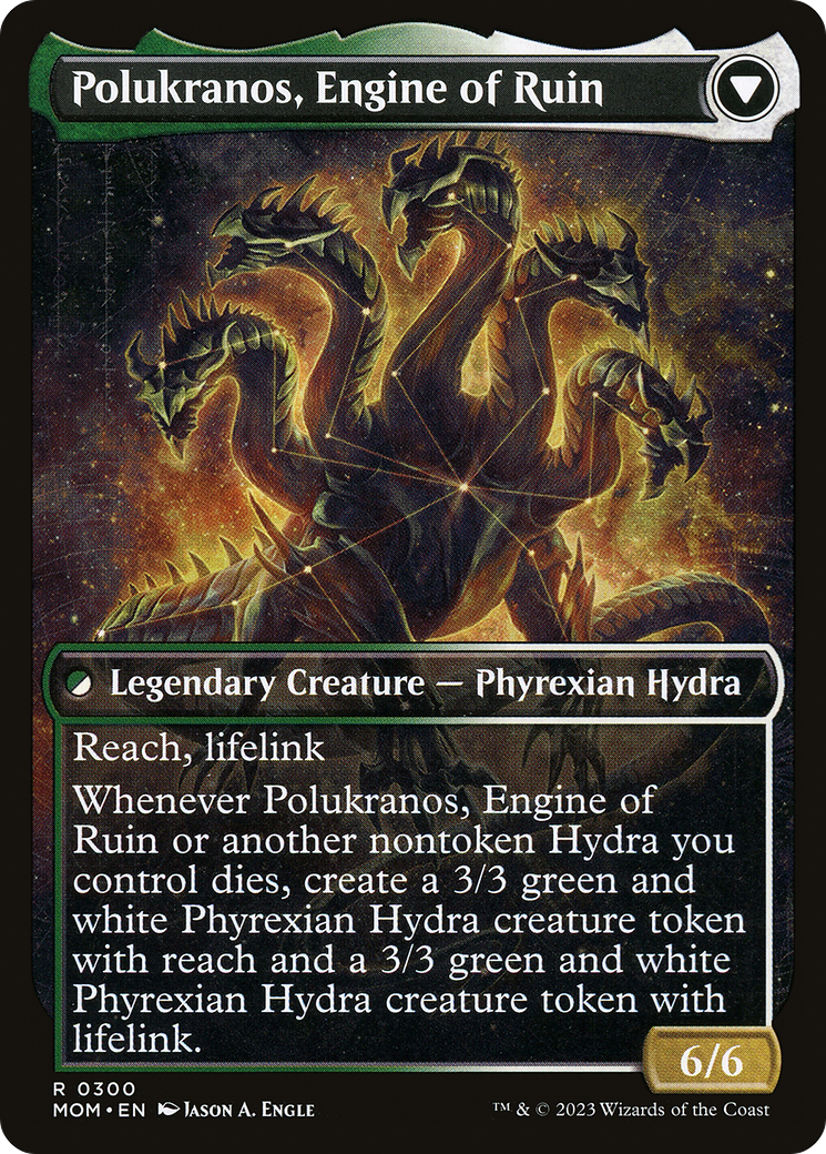Polukranos Reborn // Polukranos, Engine of Ruin - Showcase - Full Art [MOM-300]