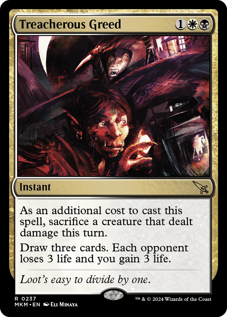 Treacherous Greed [MKM-237]
