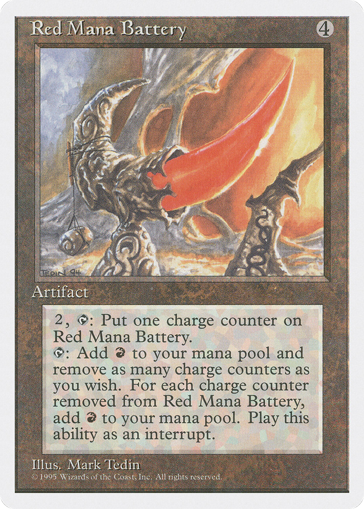 Red Mana Battery [4ED-343]