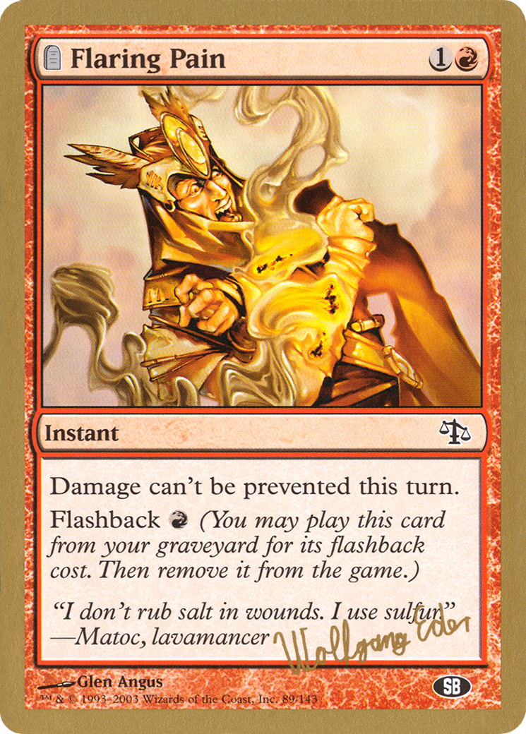 Flaring Pain [WC03-we89sb]