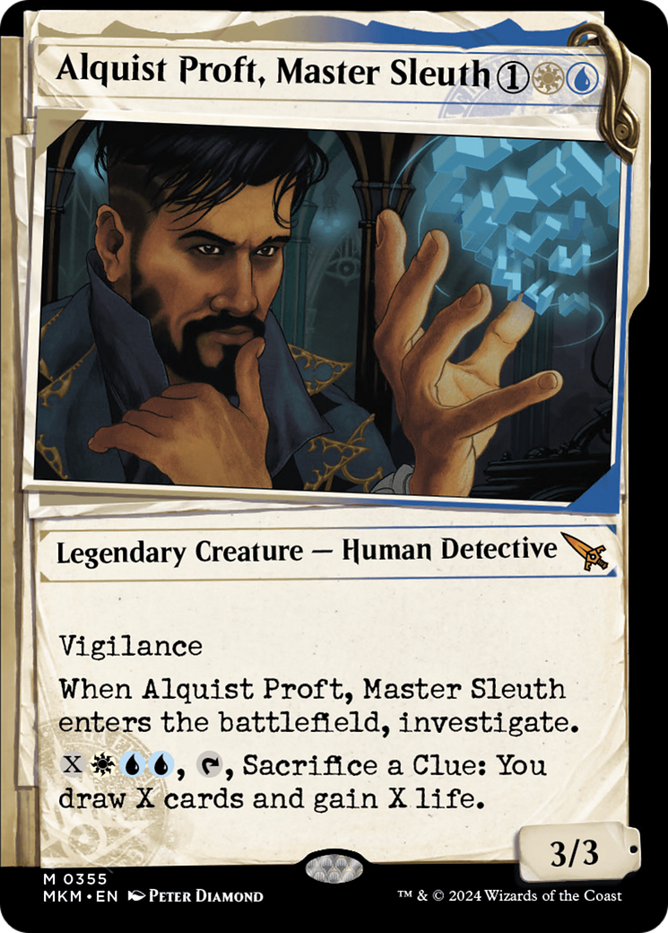 Alquist Proft, Master Sleuth - Dossier Showcase [MKM-355]