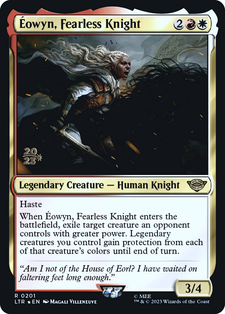 Éowyn, Fearless Knight - Prerelease Promo [PLTR-201s]