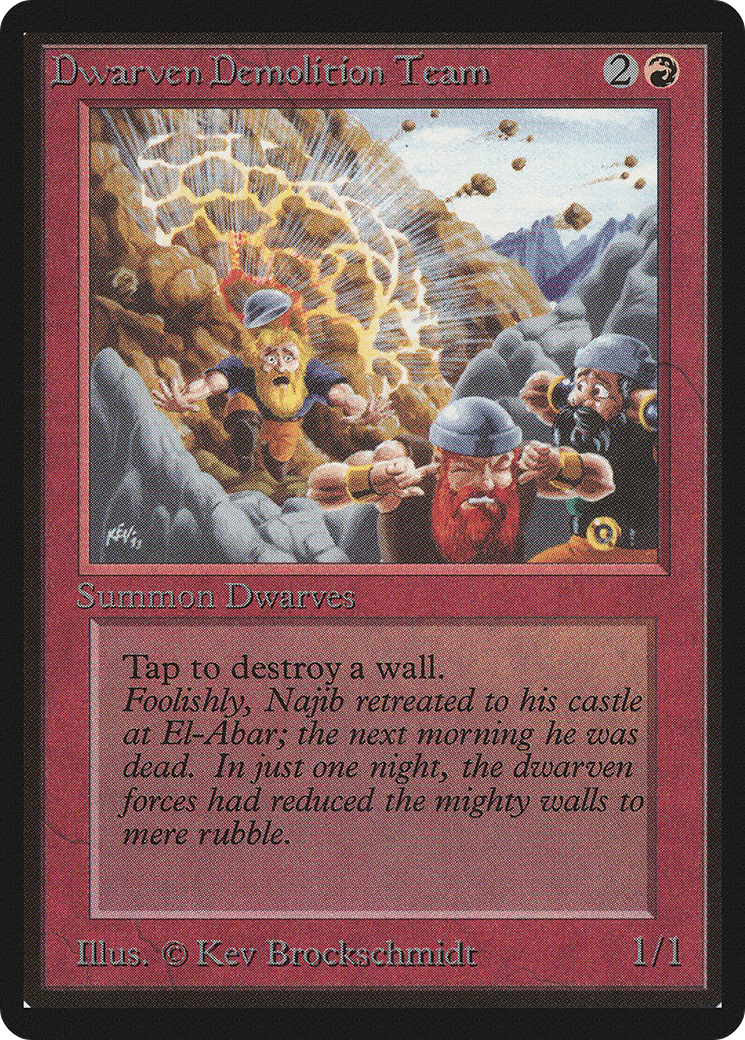 Dwarven Demolition Team [LEB-143]